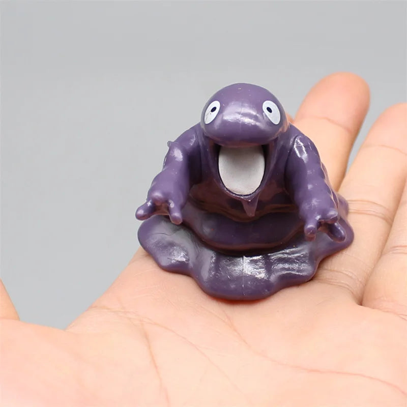 New 1:20 Pokemon Action Figure Muk Scale World Pvc Model Objects Desktop Collection Ornament Doll Children Halloween Toy Gift