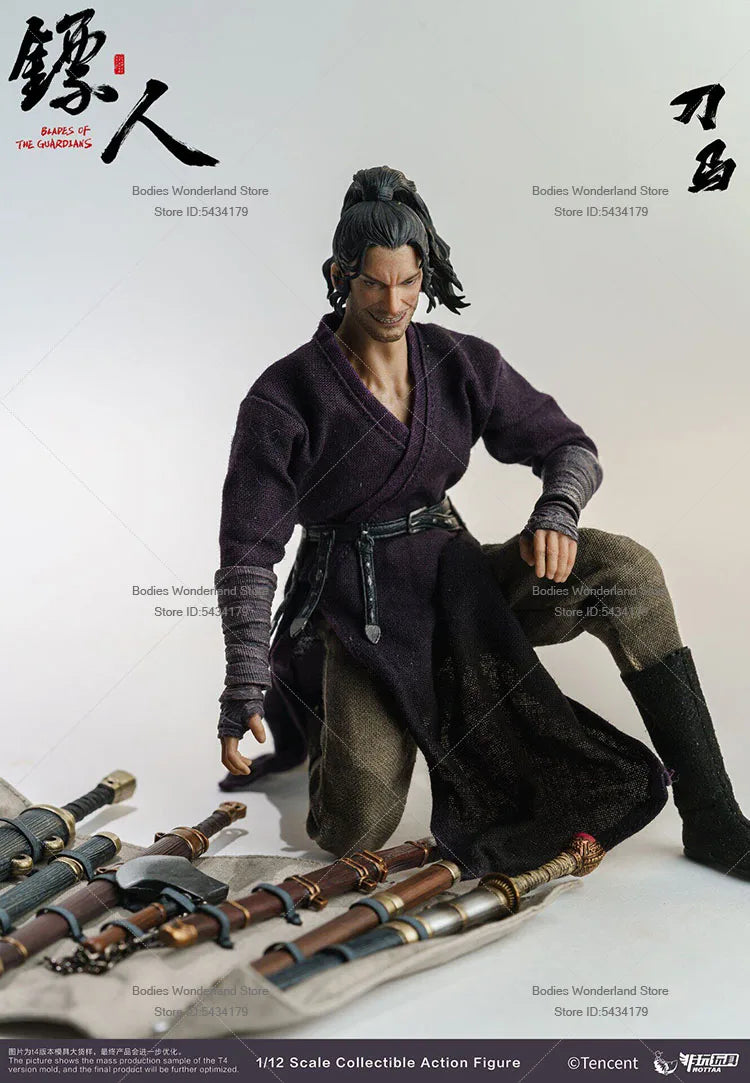 In Stock Nottaa 1/12 Scale Male Soldier Anime Dartman Daoma BLADES OF THE GUARDIANS 6Inch Full Set Action Figure Doll Collection