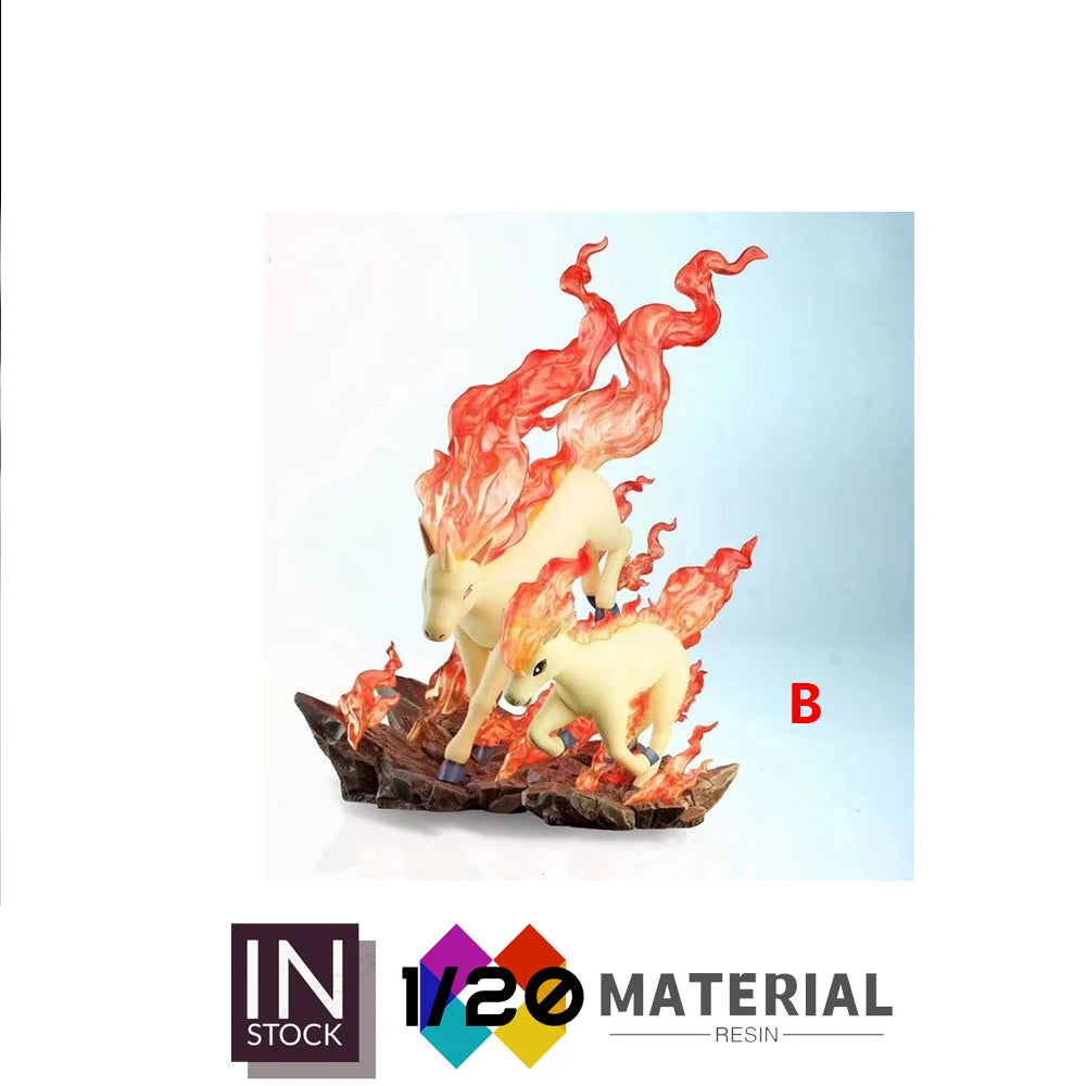 [In Stock]1/20 Resin Scale World [VS] - Ponyta & Rapidash [Split RE-MENT]