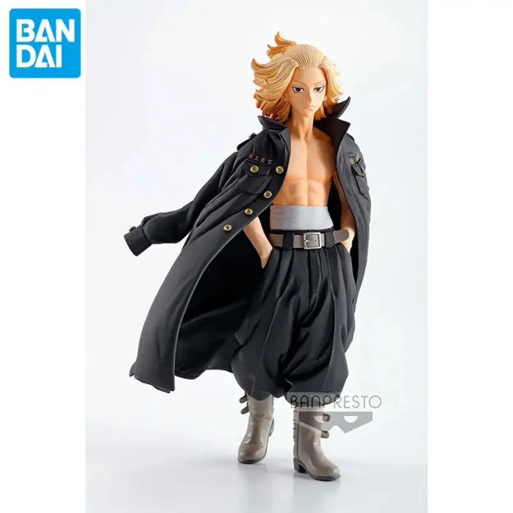Banpresto Original Tokyo Revengers Mikey Manjiro Sano Bandai Anime Model Toys Figure Gifts Collectible Ornaments Boys Kids