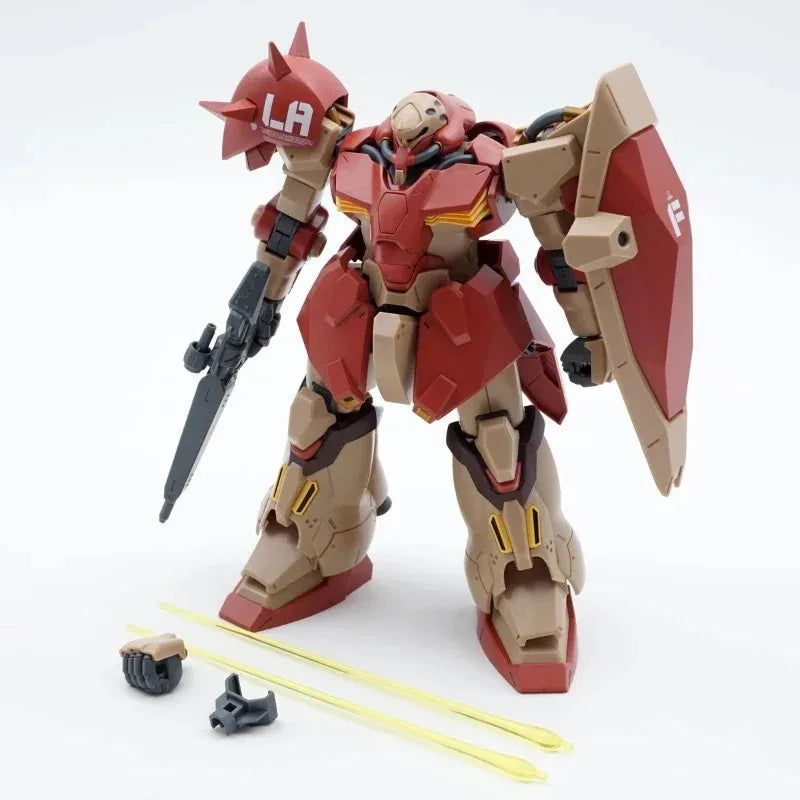 Original Bandai Genuine HG GUNDAM Me02R-F02 MESSER TYPE-F02 Action Anime Figures Toys Kids Gift Assembly Model Ornaments Figure