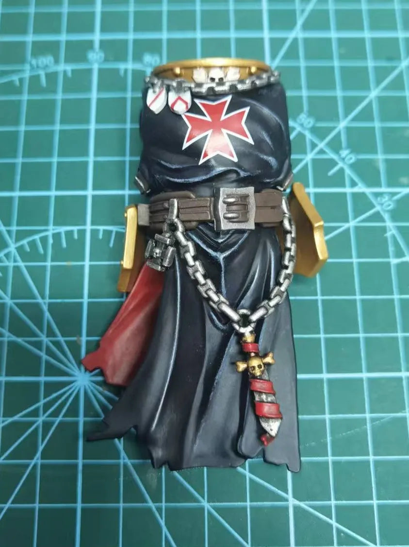 JOYTOY Warhammer 1/18 Action Figure Black Templars High Marshal Helbrecht Model Toy Boy Gifts 3.75inch