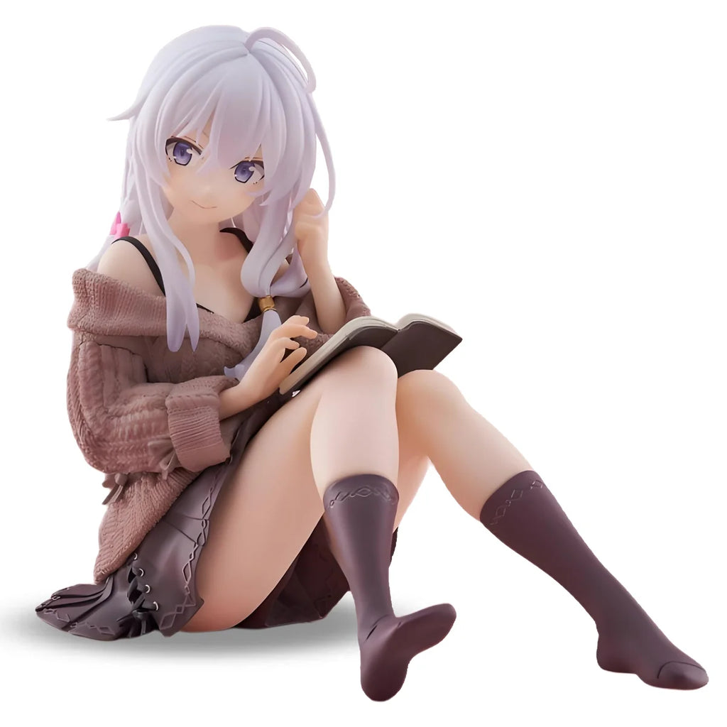 Anime Wandering Witch The Journey Of Elaina Anime Figures Model Elaina Sweater Doll PVC Collection Action Figure Ornaments Model