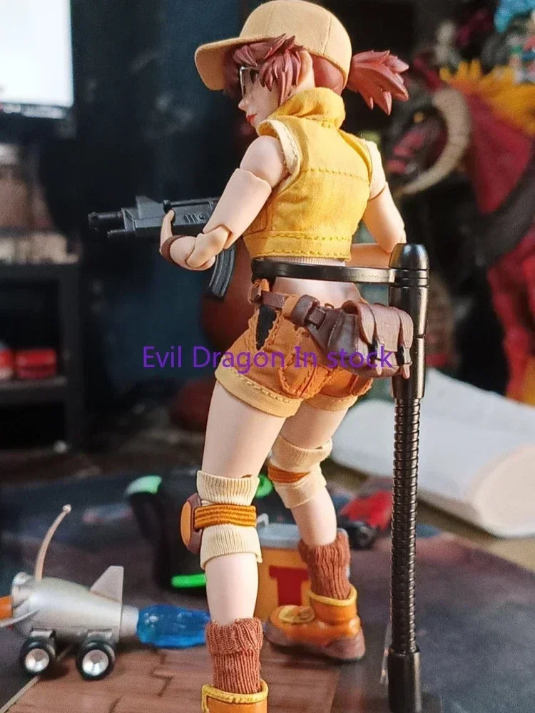 In Stock Original Snk Metal Slug Action Figure Toy Fior Airi Sisters 1/12 Cloth Collection Gift ERI006 ERI007