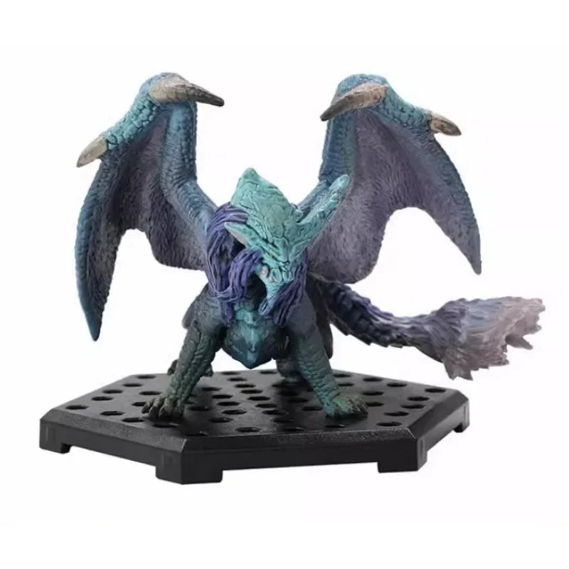 Monster Hunter World Iceborne Action Figure PVC Model, Nergigante Tigrex Basarios Dragon Collectible Decoration Toy for Adults