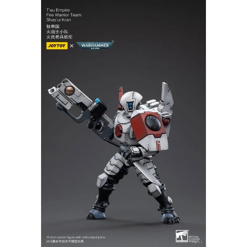 [In Stock] JOYTOY Original 40K1/18 Mobile Doll Warhammer 40000 Titanium Empire Fire Warrior Quartet Mobile Joint Model Toy Gift