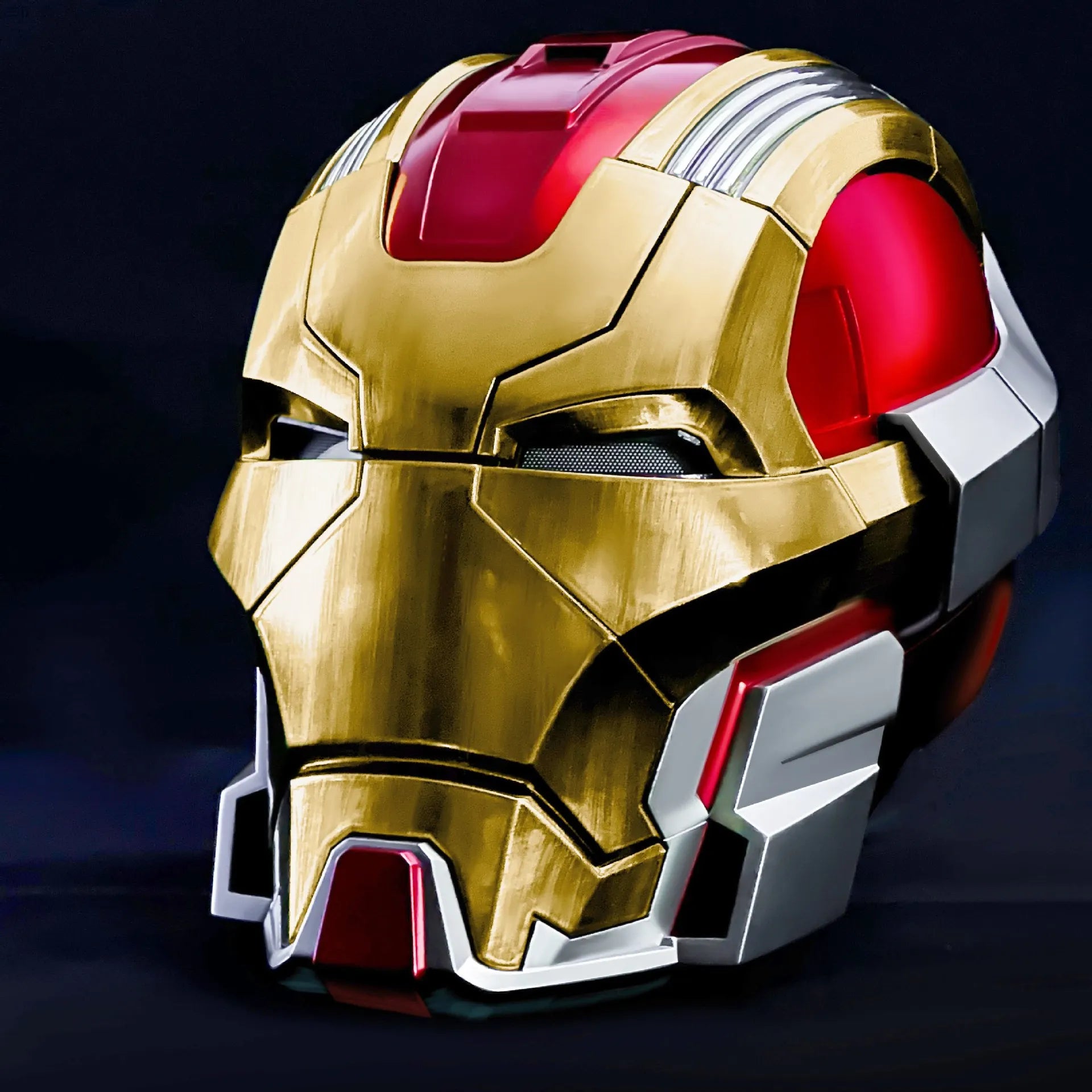 【English Ver. in-stock Now】Nobody Genuine Iron Man Helmet MK17,Voice Control  Auto-Opening Collectible Mask, Anime Cosplay Prop
