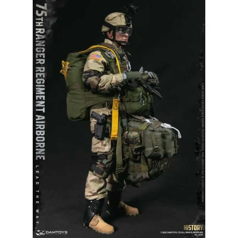 DAMTOYS Original NO1/6NO.78094 US Army 75th Cavalry Regiment Airborne Troops Finished Product Mobile Soldier Model Toy Gift