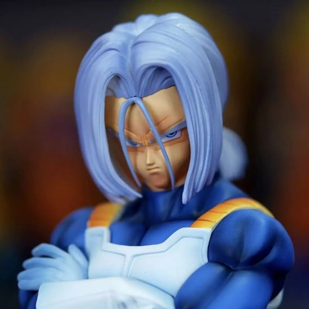 Anime Dragon Ball Z Super Trunks Figure Replaceable Heads Future Trunks Action Figures Pvc Statue Collection Model Toy Gifts
