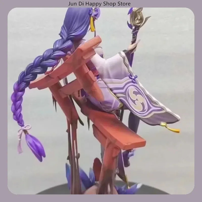 Genshin Impact Raiden Shogun 35cm Anime Figure Statue Model Desktop Ornament