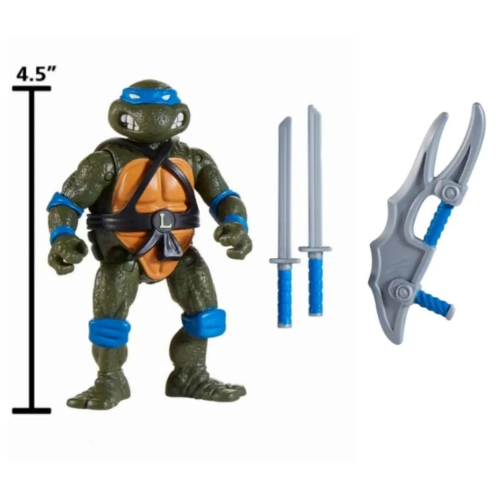 Teenage Mutant Ninja Turtles:4.7244 inches Remastered Leonardo Raphael  Michelangelo Donatello Action Figure  by Playmates Toys