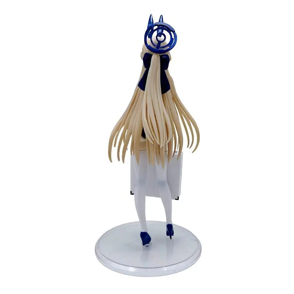 23cm Sexy Blue Fly Bird Anime Character PVC Figure Toy - Desktop Decoration, Collectible & Christmas/Winter Gift