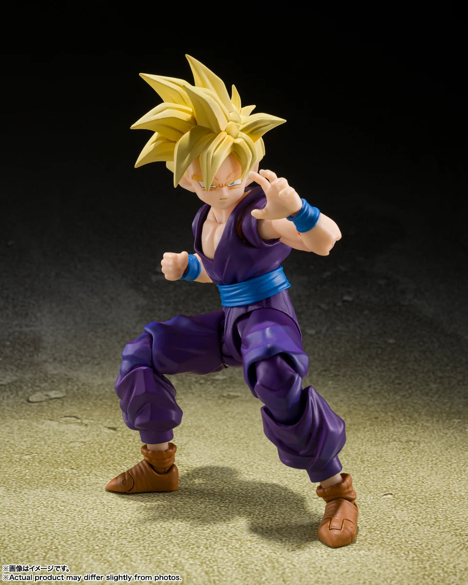 In Stock Genuine BANDAI SHFiguarts Dragon Ball Z Son Gohan The Games Begin Super Saiyan Son Goku Figure Anime Action Model Toy