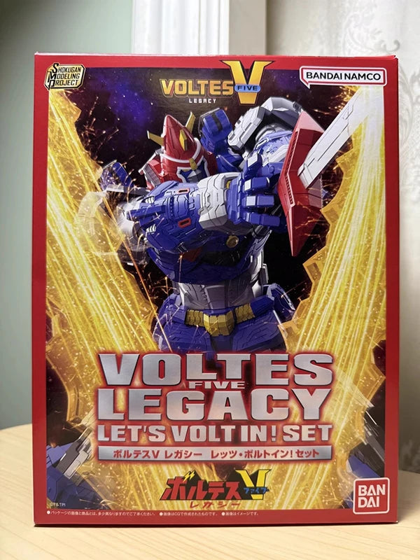 In Stock BANDAI SMP PB LIMITED Super Electromagnetic Machine Voltes V Voltes V Legacy Let's Volt In! Anime Figure Model Toy