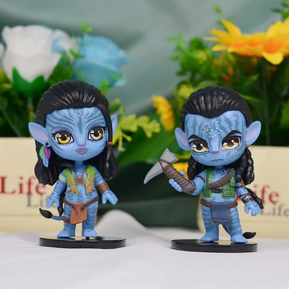 New popular Avatar: Fire and Ash cute Q-version figurine Jake Sully Neytiri PVC Figure Model Toys birthday gift Christmas gift