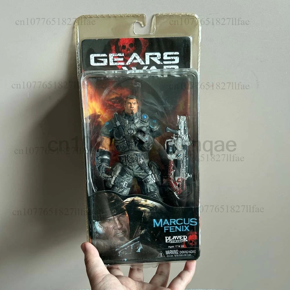 Game Gears of War DOMINIC santiago Marcus Fenix 18CM Action Figure Collectible Model Toys Joint Movable Doll Birthday Present