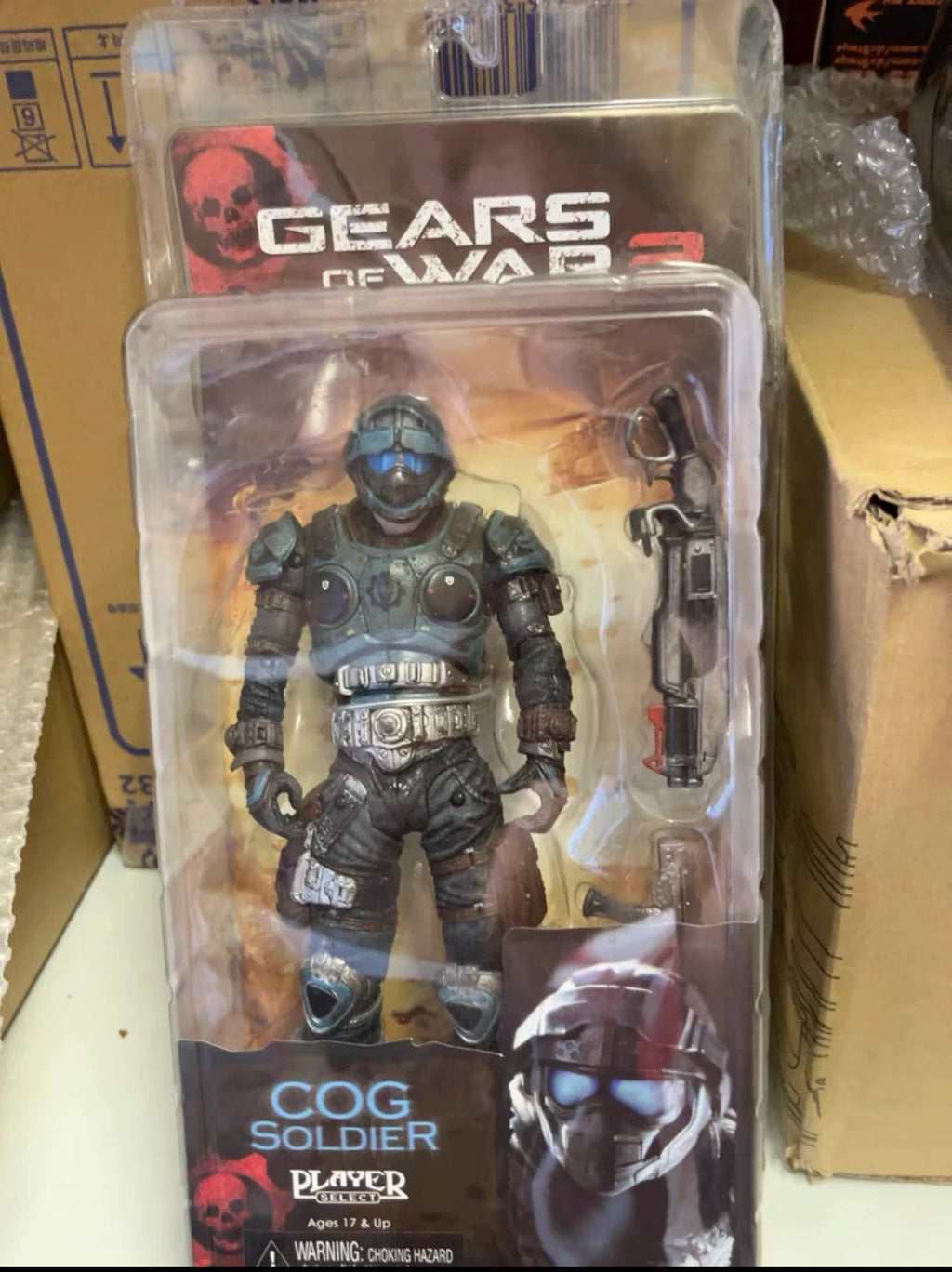 Original Storm Toys 1/12 Marcus Fenix Gears of War Soldier Model 6'' Beast Rider 18 cm Action Figure Model Gift Collection