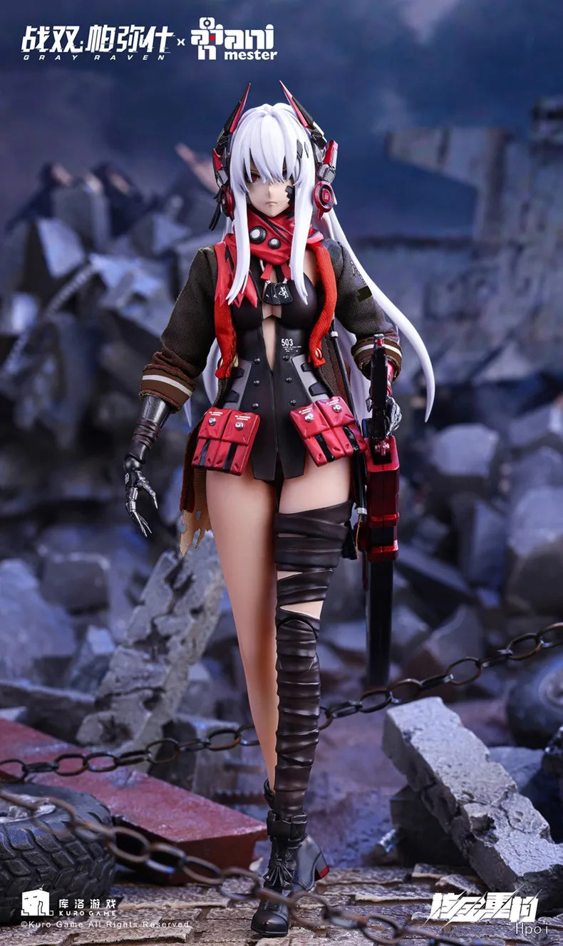 In Stock Nuclear Gold Reconstruction AniMester GRAY RAVEN PUNISHING Lucia Deep Red Abyss 1/9 Action Figure Model Collection