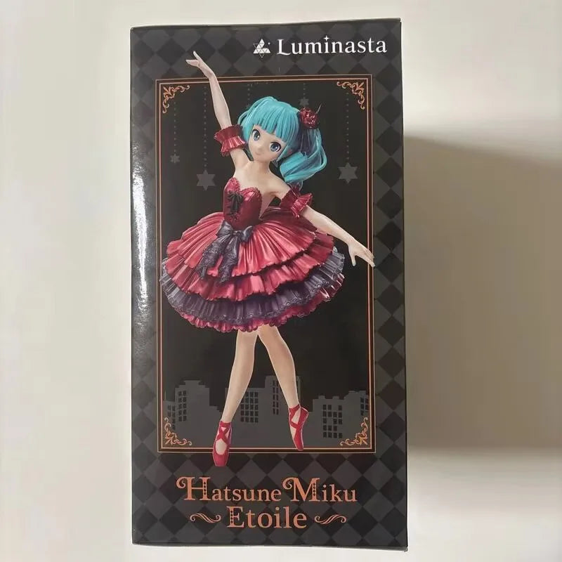 In Stock  Project DIVA  SEGA Luminasta Hatsune Miku: Project  “Hatsune Miku-Star” PVC 19CM Anime Action Figures Toy Gift