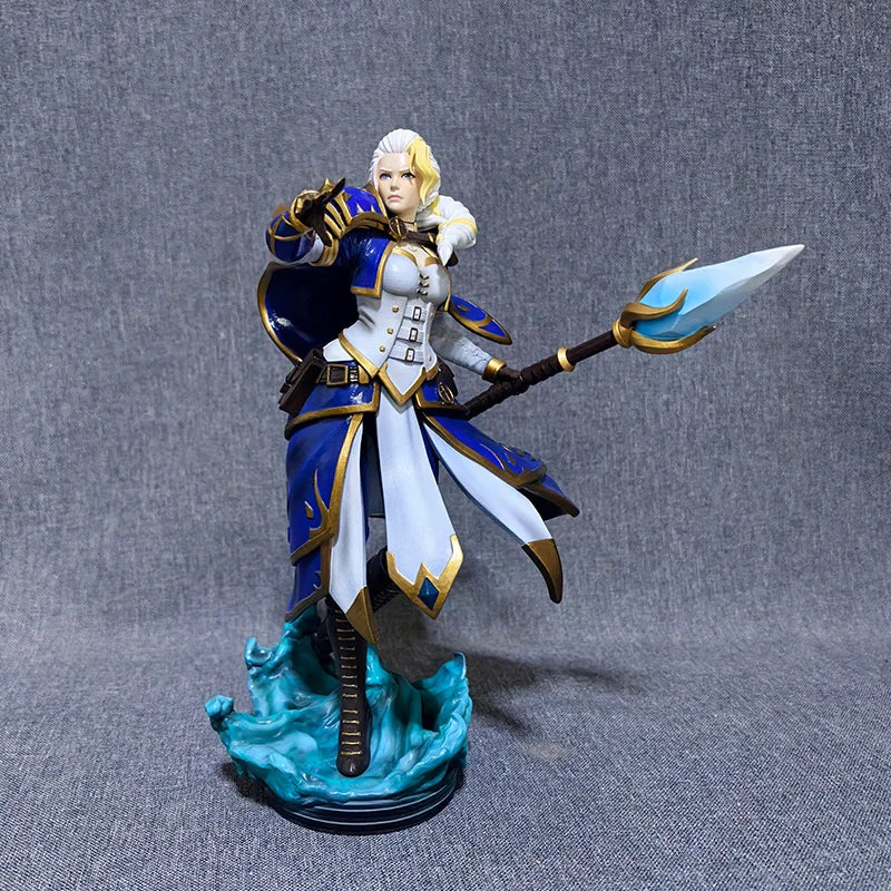 25-27cm World of Warcraft Varian Jaina Guldan Tyrande Arthas Varok Anime Figures Desktop Ornament Decoration Best Gifts for Boys