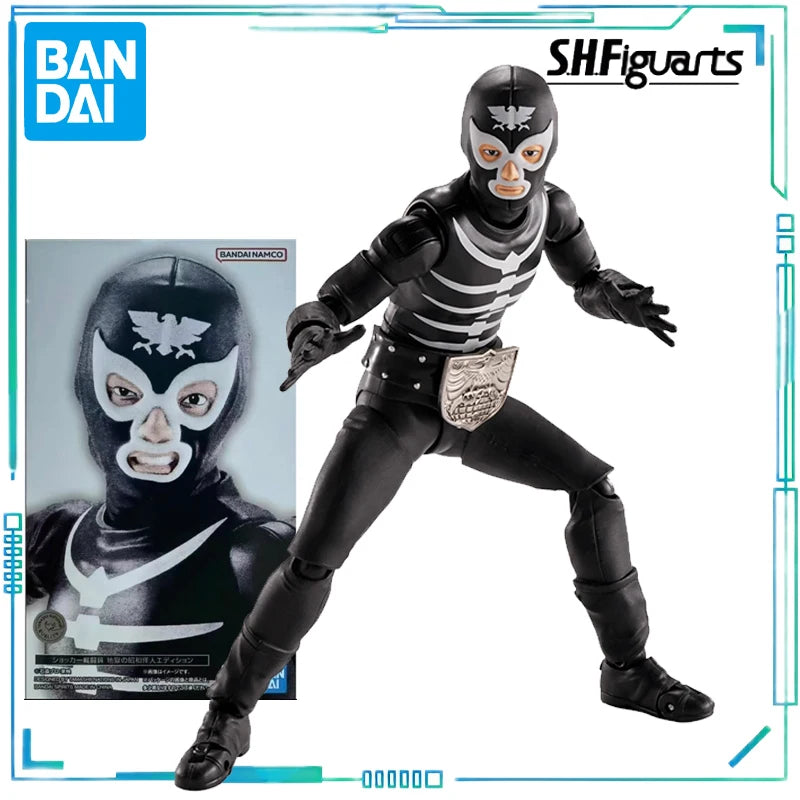 BANDAI Genuine S.H.Figuarts Series  Kamen Rider Shocker Soldier Finished Product Movable Model As A Gift Model Toy
