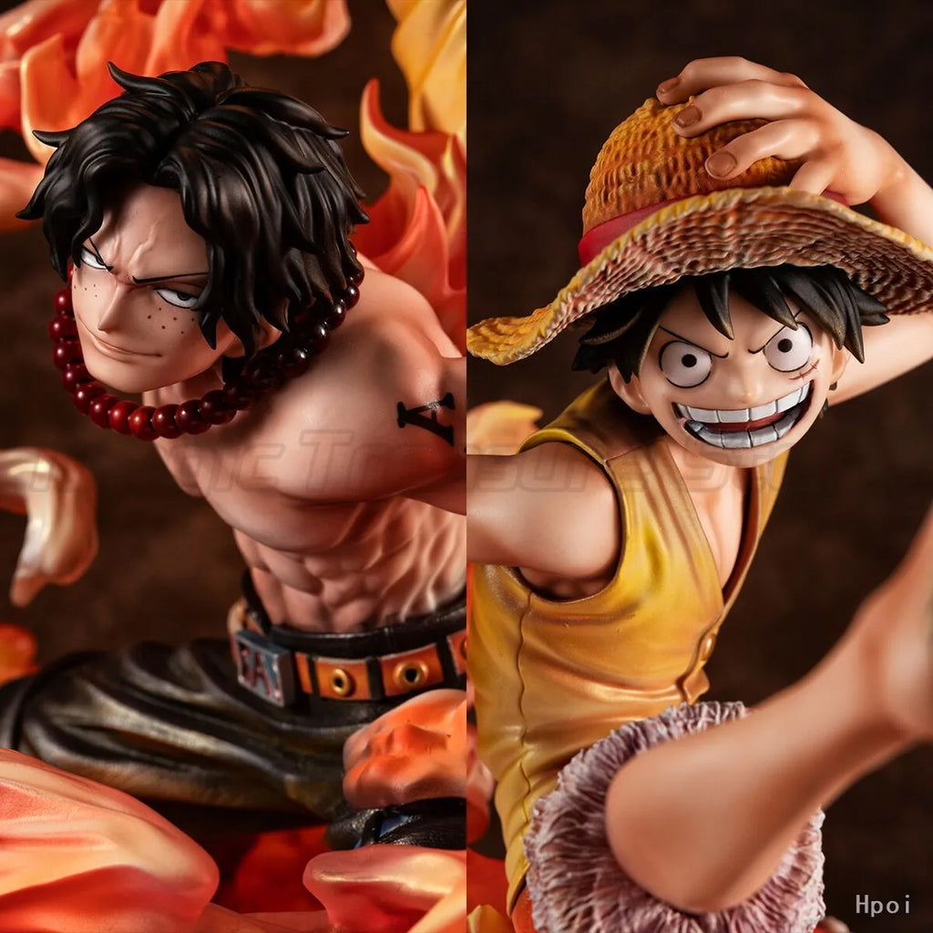 【MT】Original MegaHouse POP NEO-MAXIMUM ONE PIECE Monkey D. Luffy PORTGAS.D.ACE 20th LIMITED Ver Figure Toys Collectible