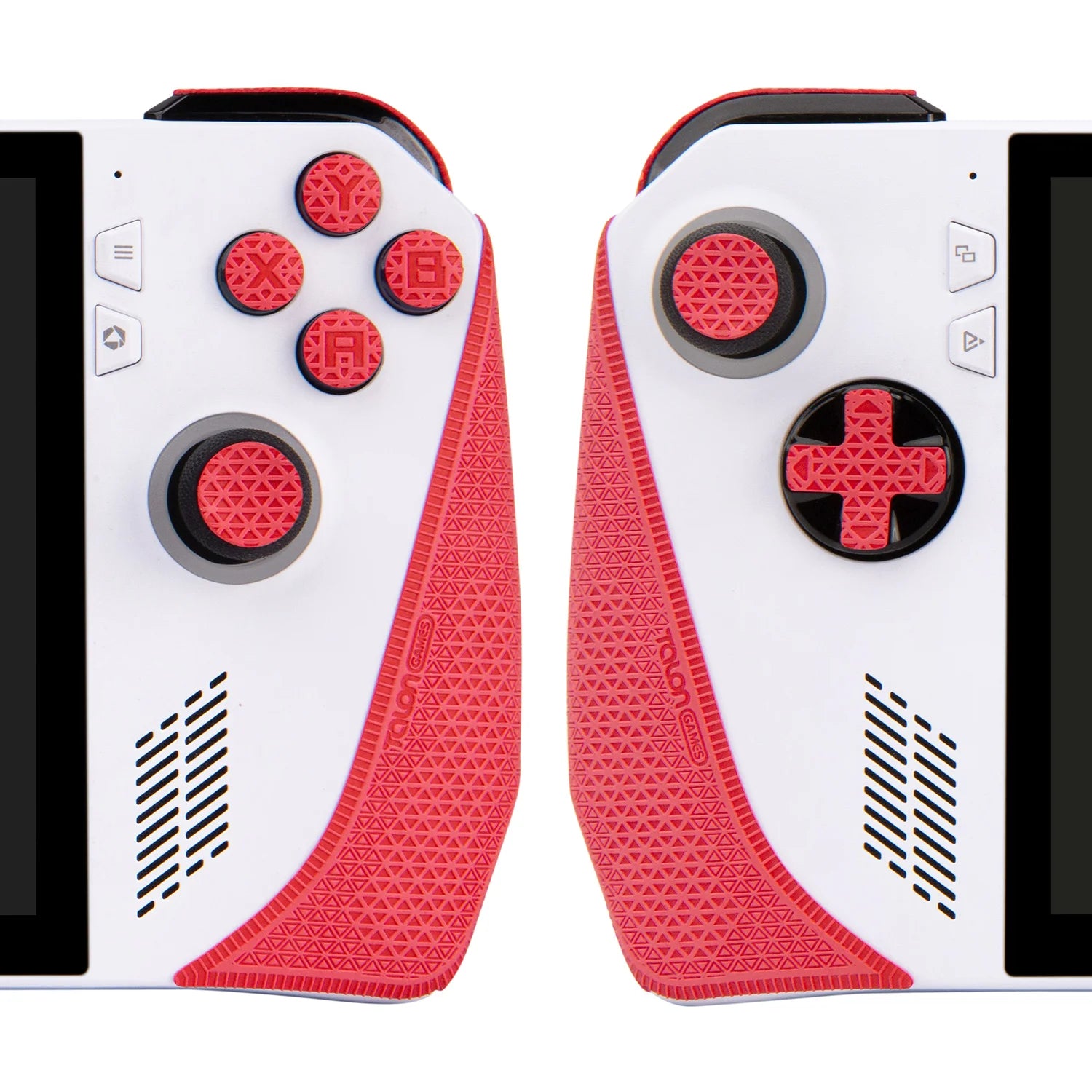 TALONGAMES Controller Grip Tape Compatible with ASUS Rog Ally,Anti-Slip,Buttons,Textured Skin Kit for Rog Ally Handle Grips(Red)