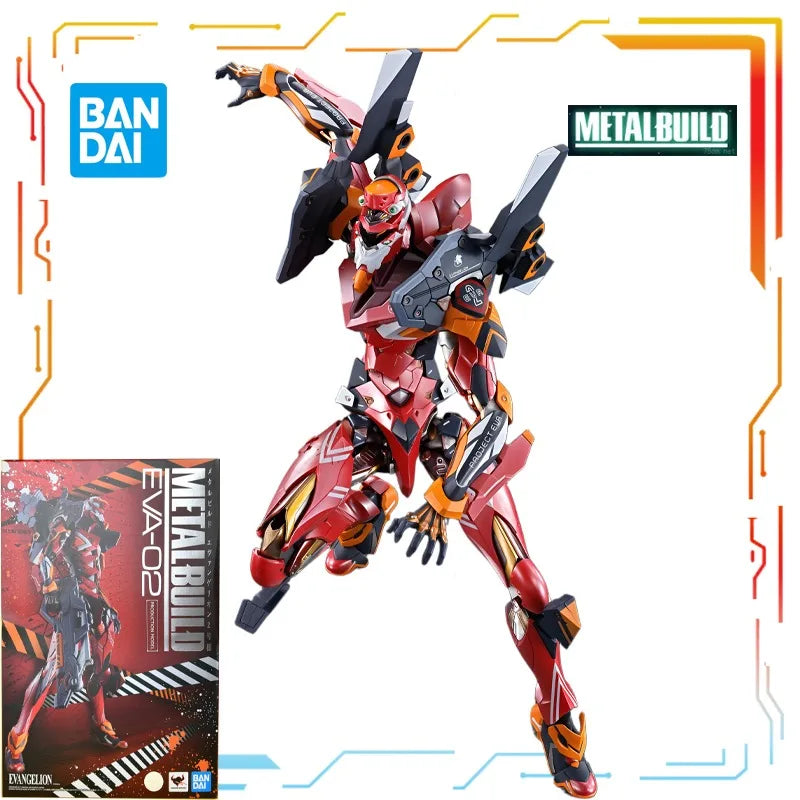 Bandai Original METAL BUILD Mech Finished Products Series EVA Initial Machine Anime Action Figure Model Toy Model Gifts for Boys