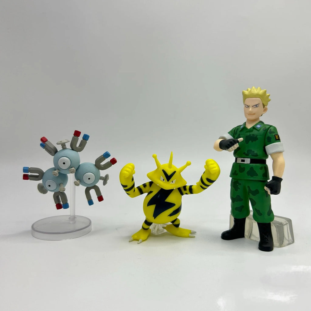 Genuine 1/20 Scale The World MATISSE RARECOIL ELEBOO Magneton Electabuzz Lt Surge Cute Action Figure Model Toys