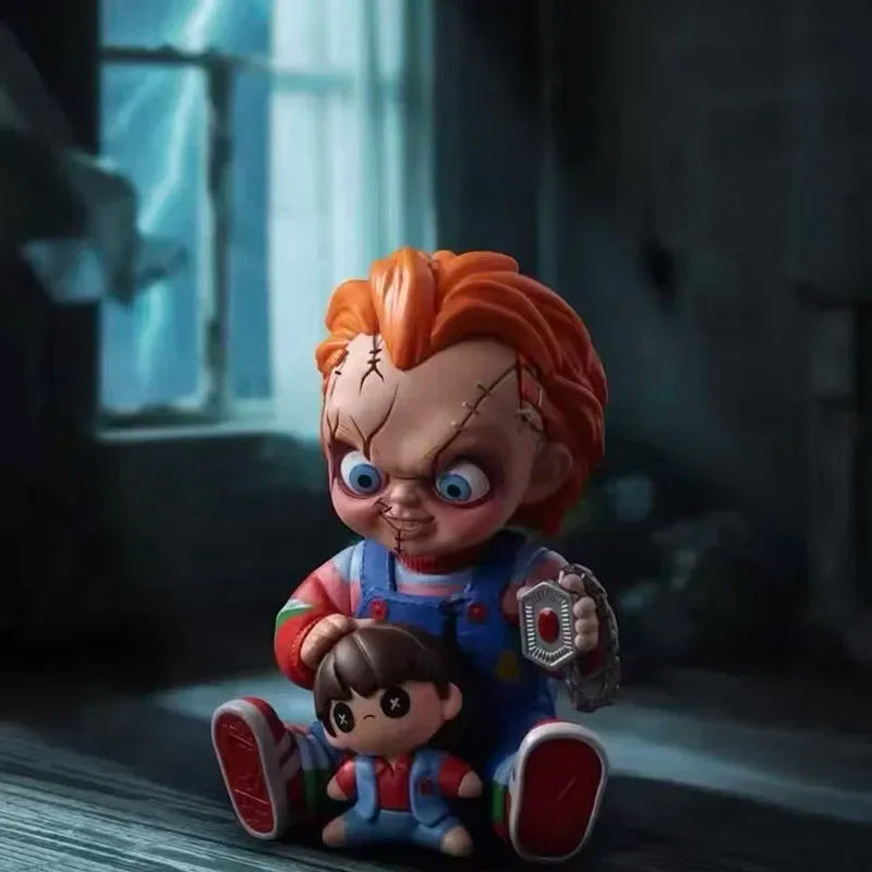 POP MART Chucky Franchise Series Original Blind Box Surprise Mystery Box Cute Anime Action Figure Ornaments Figurines