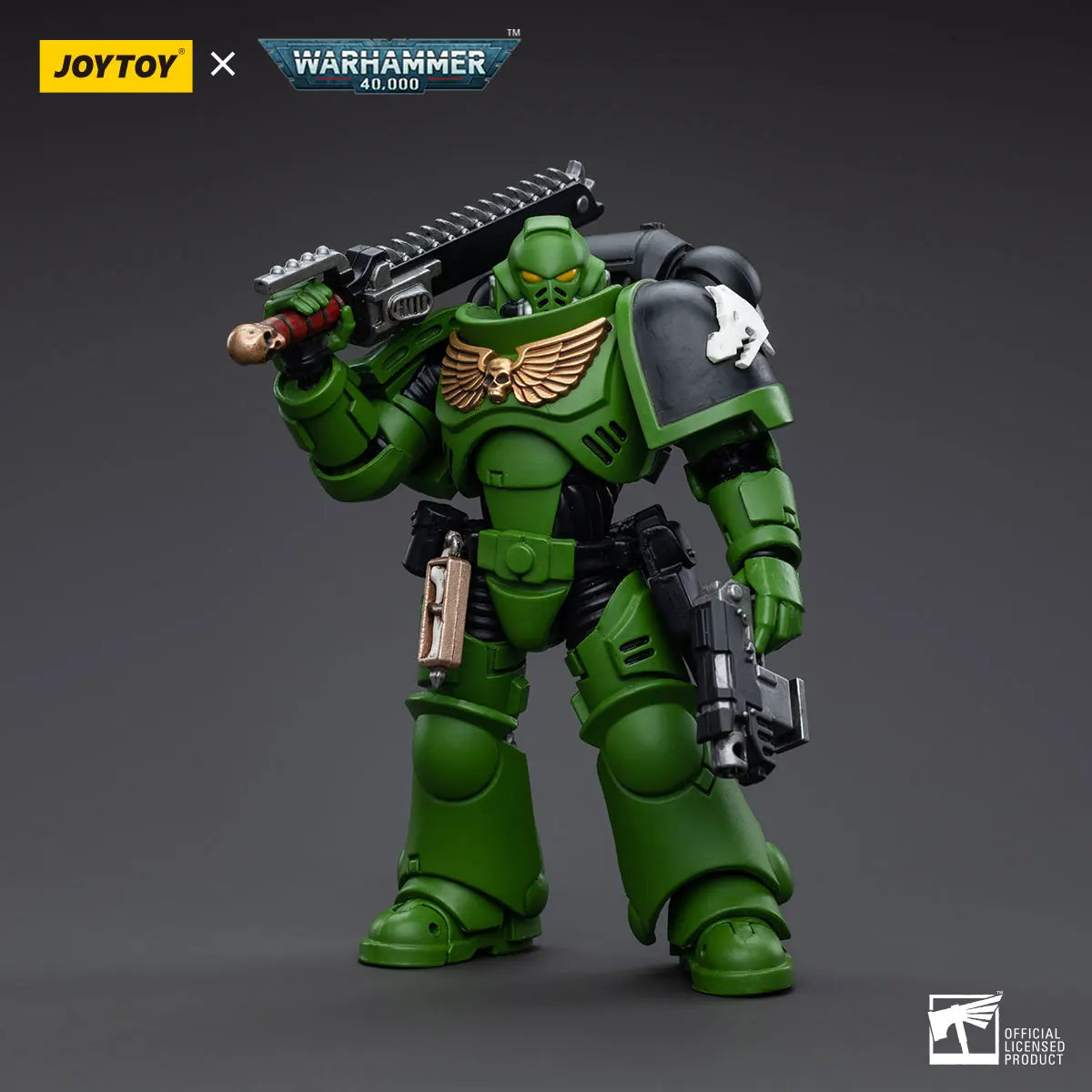 JOYTOY Warhammer 40K Salamanders Intercessors Brother Haecule Action Figures Original Collection Doll Model Decoration Gift Toys