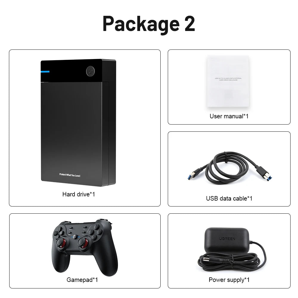 Super Console12T HDD with Hyperspin Launchbox Retrobat Playnite TeknoParrot for PS3 PS2 PSP WII WIIU with 86000+ Games Hard Disk