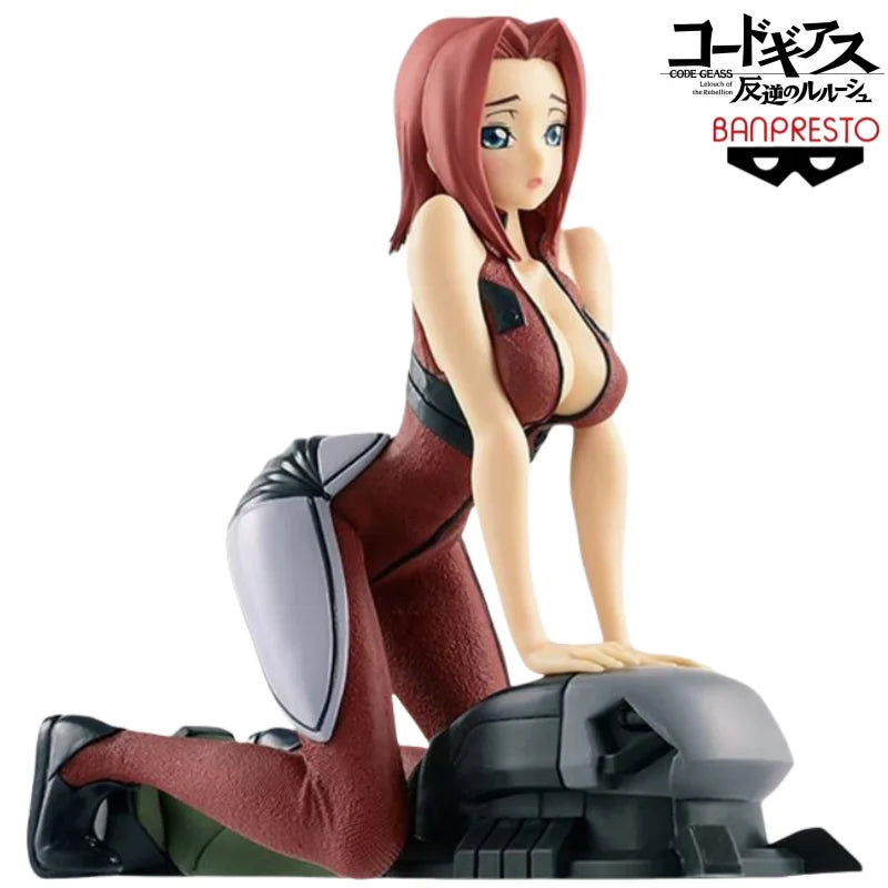 In Stock Original Banpresto Lelouch of The Rebellion Kallen Stadtfeld Anime Characters Model Toys Statue Collectible Ornaments