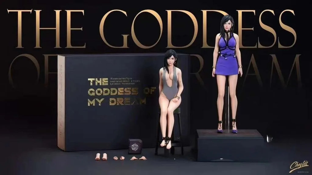 In Stock Originate ACG ART Tifa Lockhart THE GODDESS OF MY DREAM 1/6 Model Toys Collect Soft Rubber Body Cloth clothes
