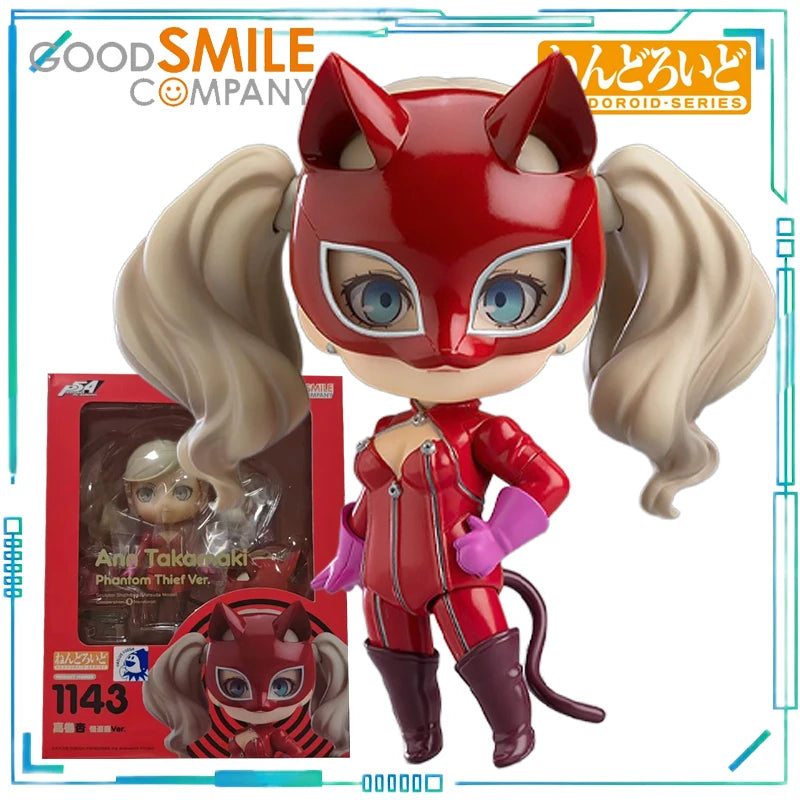 GSC Genuine NENDOROID Series PERSONA5 The Animation 1162 Ryuji Sakamoto 1143 PANTHER Mobile Model Toy Q-version Humanoid