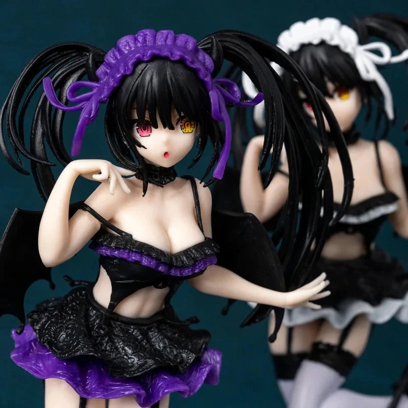 21cm Date A Live Tokisaki Kurumi Action Figure Two-Dimensional Beautiful Girl Nightmare Women'S Solid Figure Collection Model