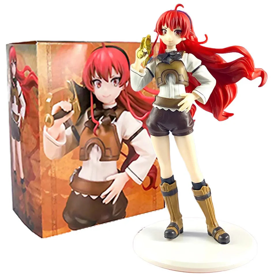 Four figurines Magician Roxy Migurdiass flower Action Figure Mushoku Tensei：Jobless Reincarnation Anime Figure PVC
