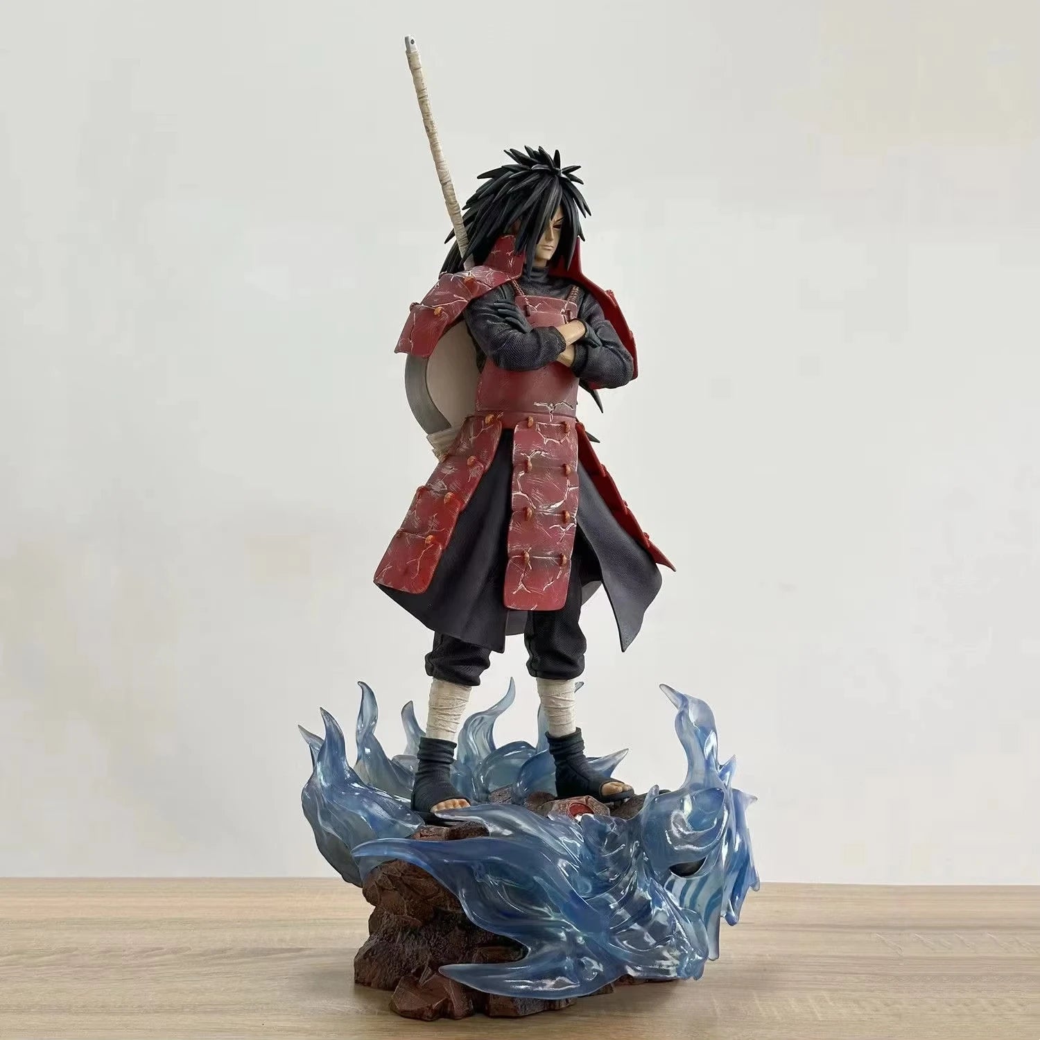 42 cm Uchiha Madara Figur Naruto Shippuuden GK Action Figur PVC Manga Statue Sammlung Ornament Modell Kind Weihnachten Spielzeug Geschenk