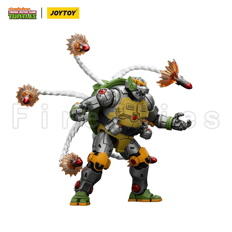 1/18 JOYTOY Action Figure Turtles Leatherhead Metalhead Anime Toy