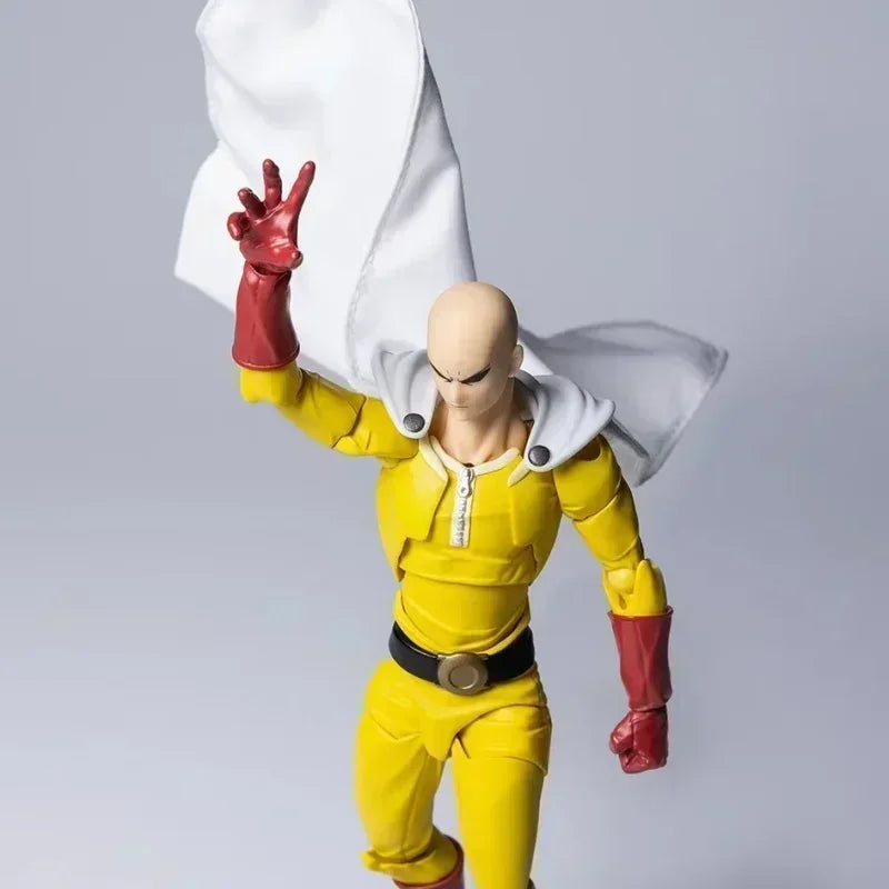 HOT IN stock  Ko Genos One Punch Man Action Figure Revoltech Yamaguchi Movable Joint Model Anime Statue Collection Toy Gift
