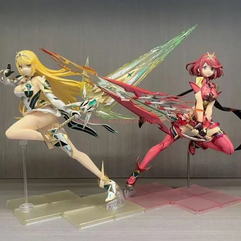 Chronicles Xenoblade  Anime Figure Mythra Pyra Action Figures Anime Figure Model Collect Toys Boy Figure Holy Grail Of Heaven
