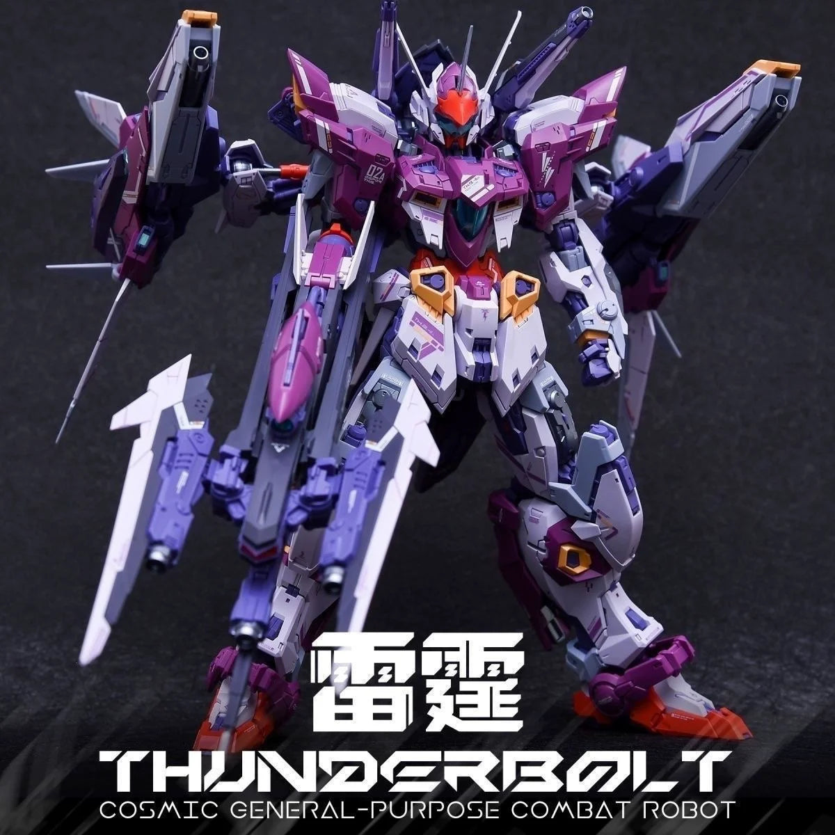 IN ERA 1/100 Thunder Mecha Model Kit Action Figures High Detail Frame Assembly Toy With Water Decals Desktop Ornament Boy Gift