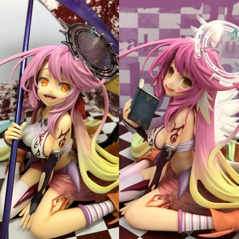 Phat Great War Ver Anime PVC Actionfigur Zero Azriel Shiro Jibril 1/7 Sammlermodell Puppenspielzeugspiel