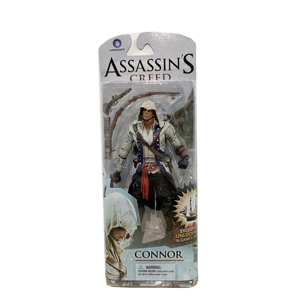 Game Assassin's Creed Figuras NECA EZIO Action Figure Toys 6-Inch Manga Figurine Collection Model Peripheral Gift for Children