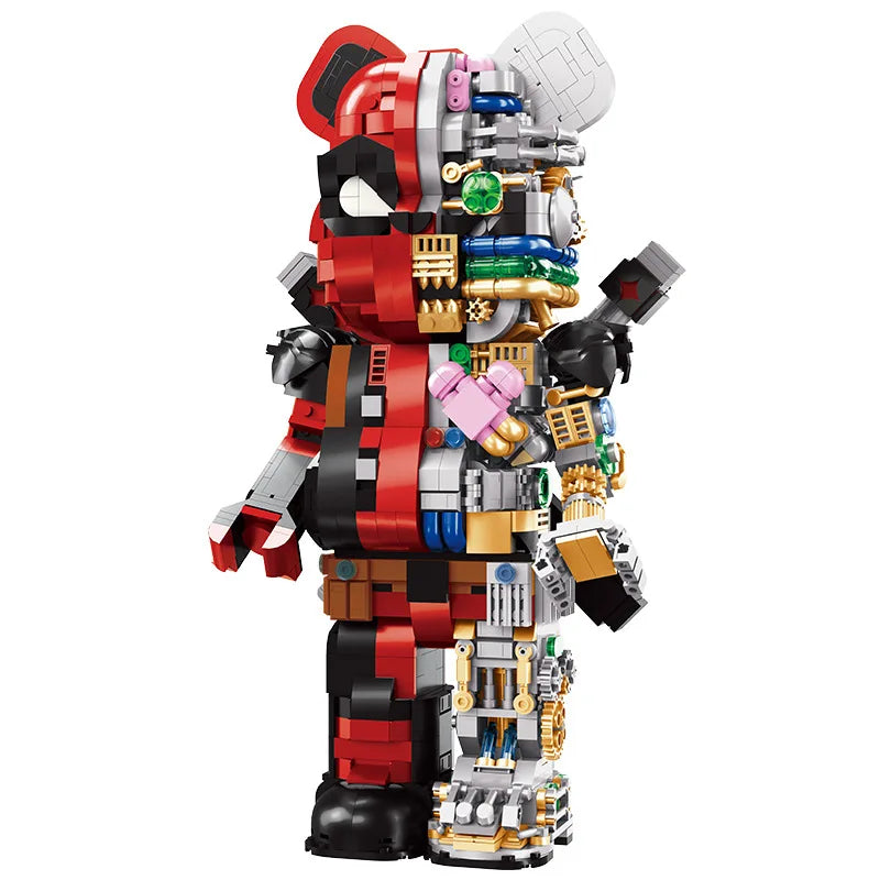 Creative Expert MOC Red Mechanical Bear Building Blocks Movie Action Figures Model Bricks Desktop Decoration room decor