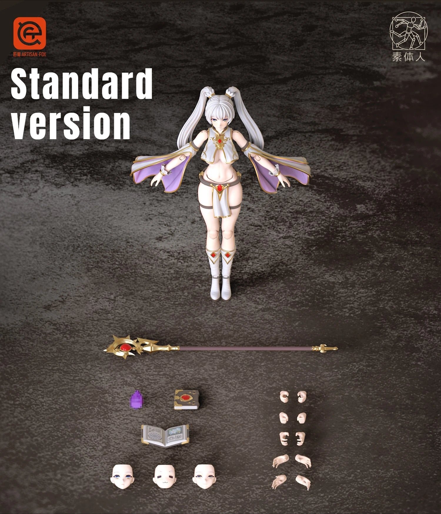 In Stock ARTISAN-FOX Char's War Chronicle Sorceress LILY Action Figure Anime Model Trendy Toys Desktop Doll Collectibles