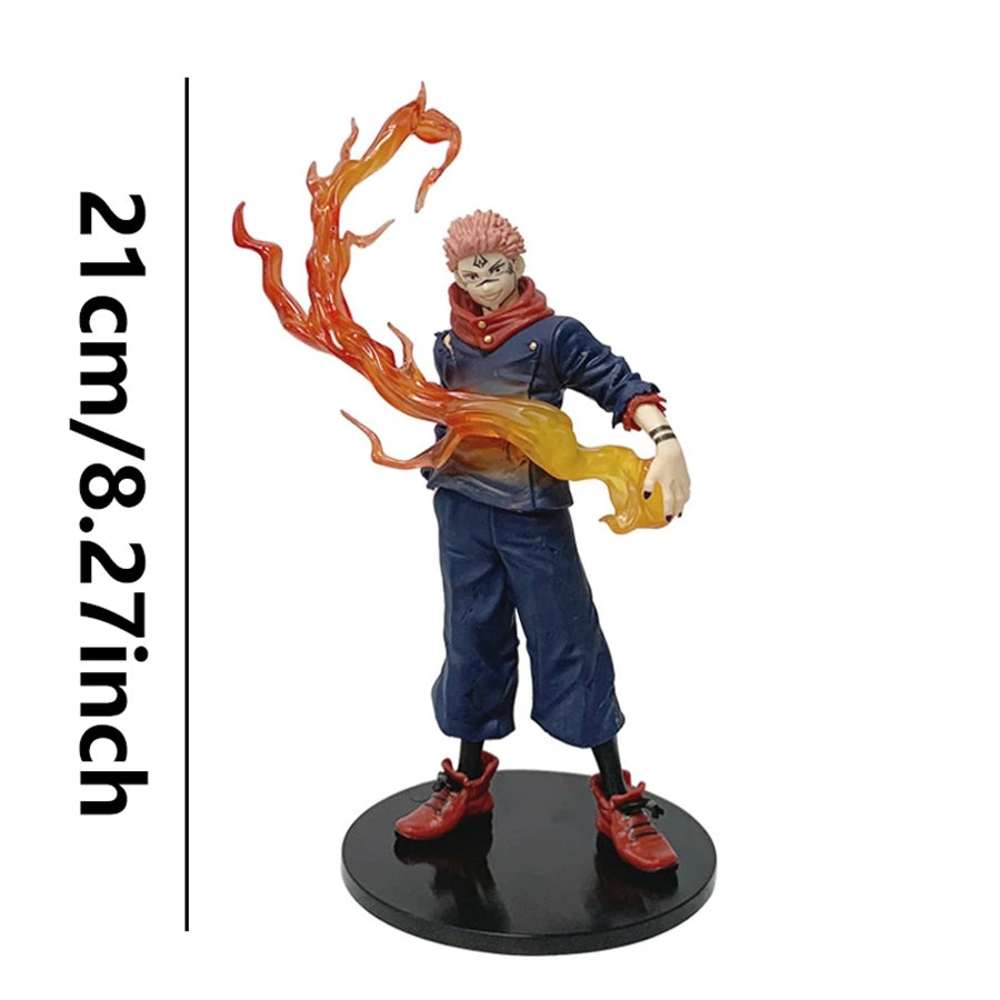 16cm Jujutsu Kaisen Anime Figure Itadori Yuji Action Figure Villain Sukuna Figurine Room Decorations PVC Collection Mdoel Toys