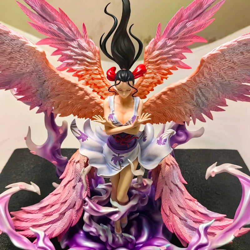 In Stock 35cm One Piece Six Wings Nico Robin Model PVC Anime Figure Tabletop Ornament Collection Double Head Birthday Gift Toy