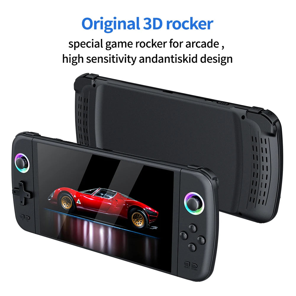 M27 Game Console Portable Pocket Retro Handheld Video Game Console 7.0" IPS Screen 1024*600 Display RGB light Support Emelec HD