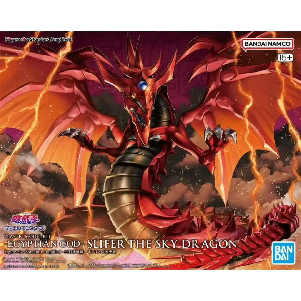 Bandai Genuine Figure-rise FRS Yu-Gi-Oh! EGYPTIAN GOD SLIFER THE SKY DRAGON Anime Action Figure Assembly Model Toy Gift Children